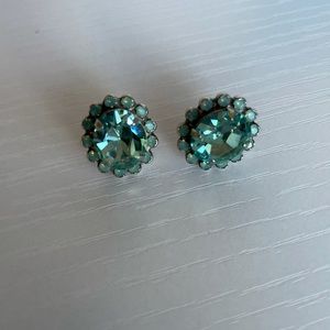 Sorrelli Crystal Encrusted Oval post earring